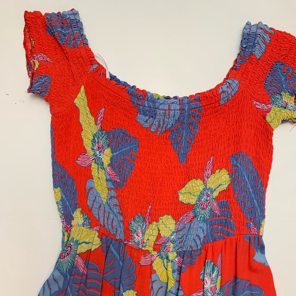 Hawaiian maxi dress